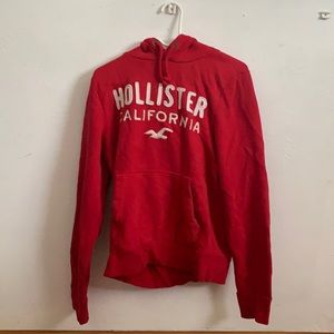 Men’s Medium Cozy Red Hollister Hoodie